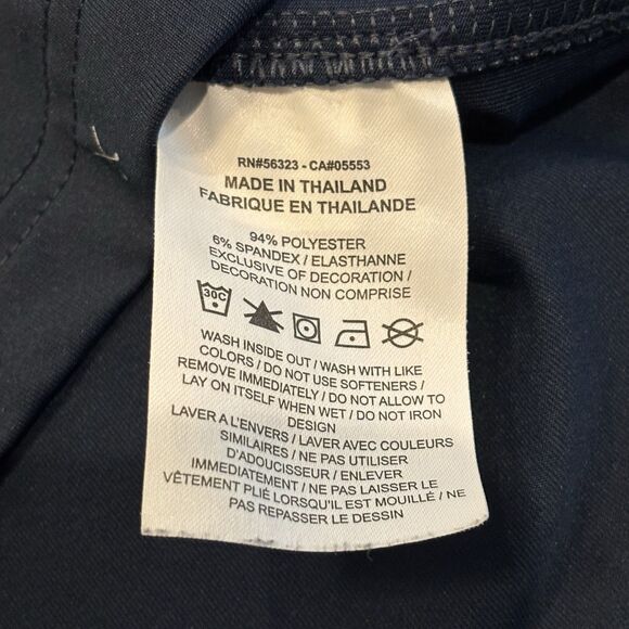 Nike Dri fit Golf Polo Shirt Mens XXL AOP Blue Golf Club Pattern Performance - Picture 7 of 8